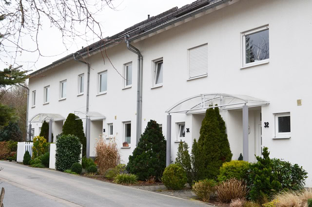 Reihenhäuser in einer ruhigen Wohngegend